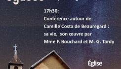 Conférence sur Camille Costa de Beauregard lors de la Nuit des églises