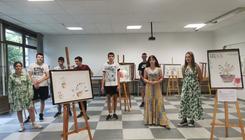 Les élèves de Beauregard ont présenté leurs aquarelles une dernière fois