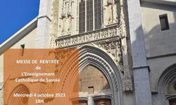 affiche messe de rentree